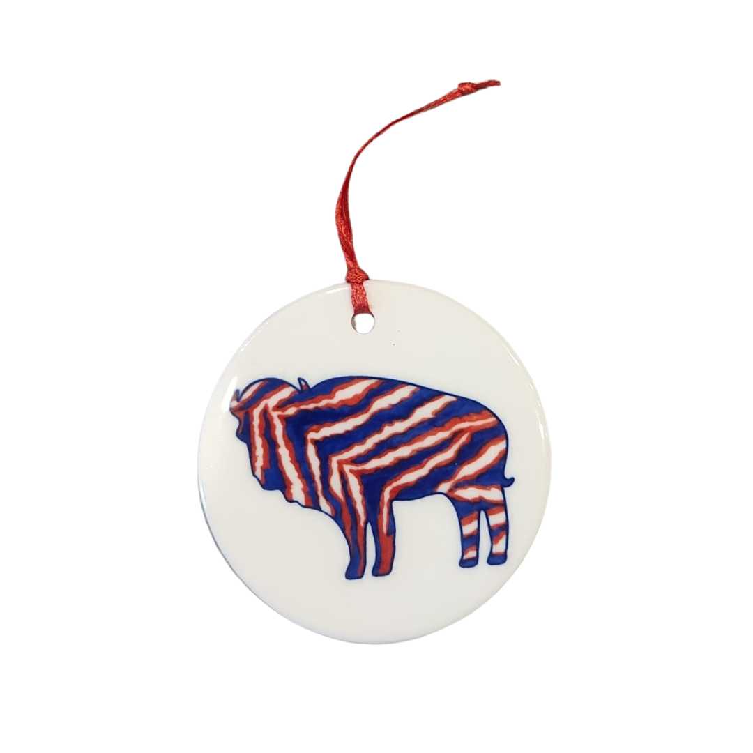 Ornament: Buffalo Bills Zebra