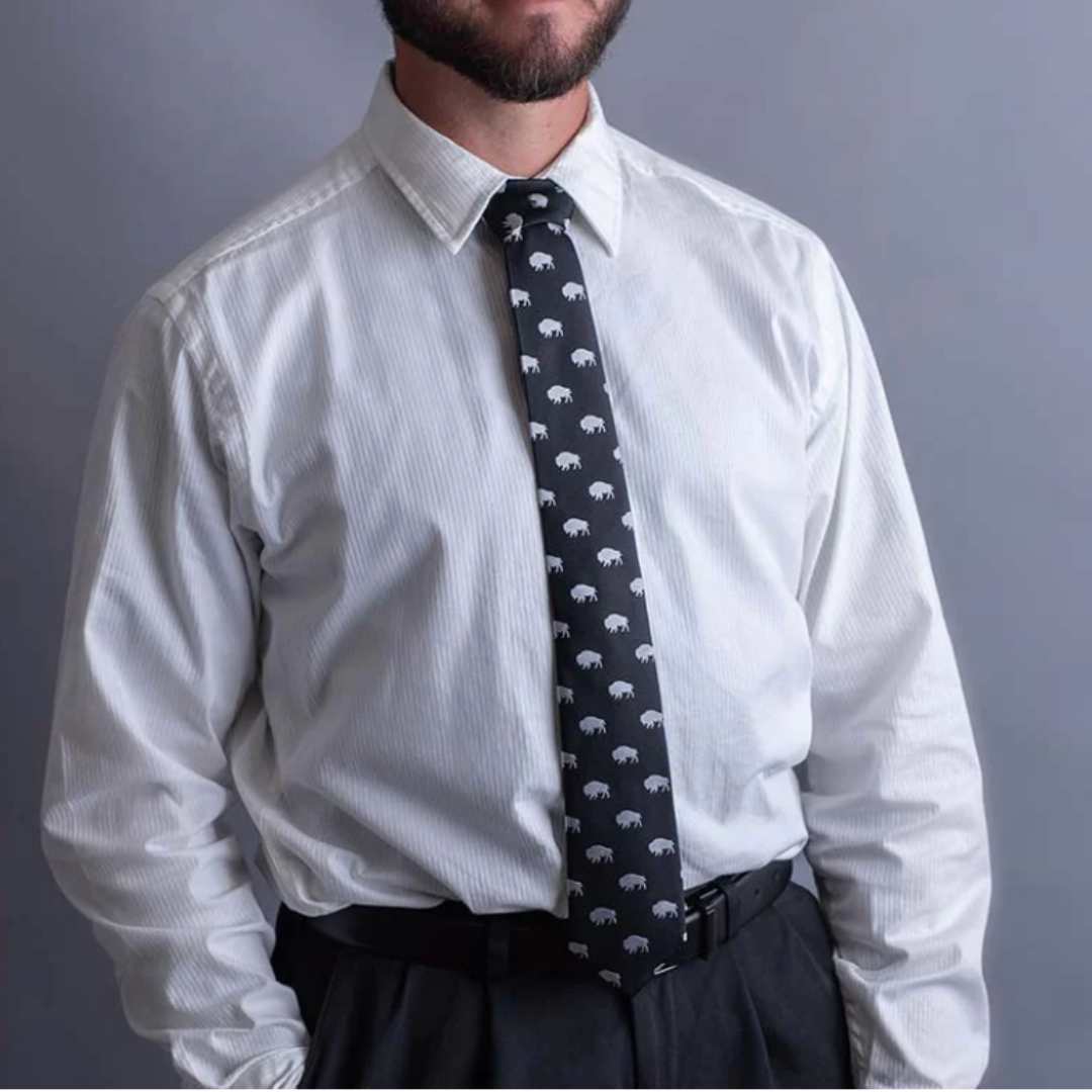 Buffalo Tie Or Bow Tie Black