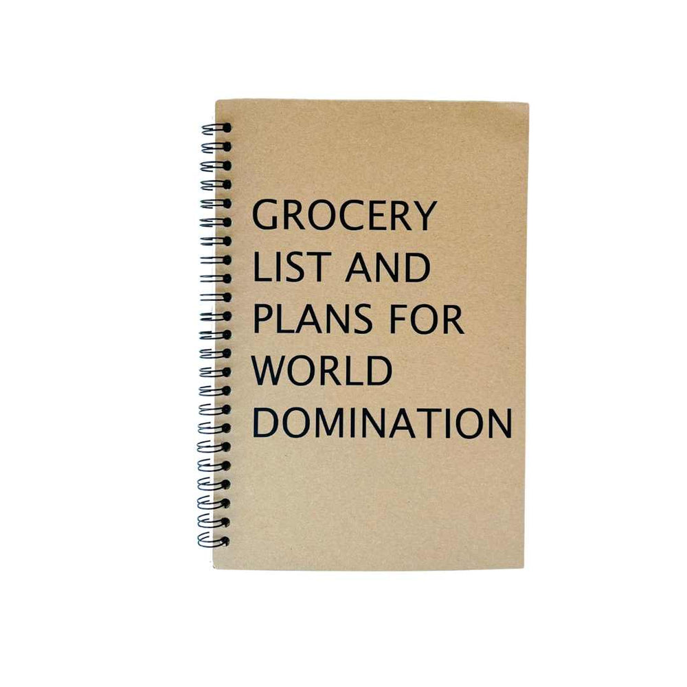 Notebook: Grocery List