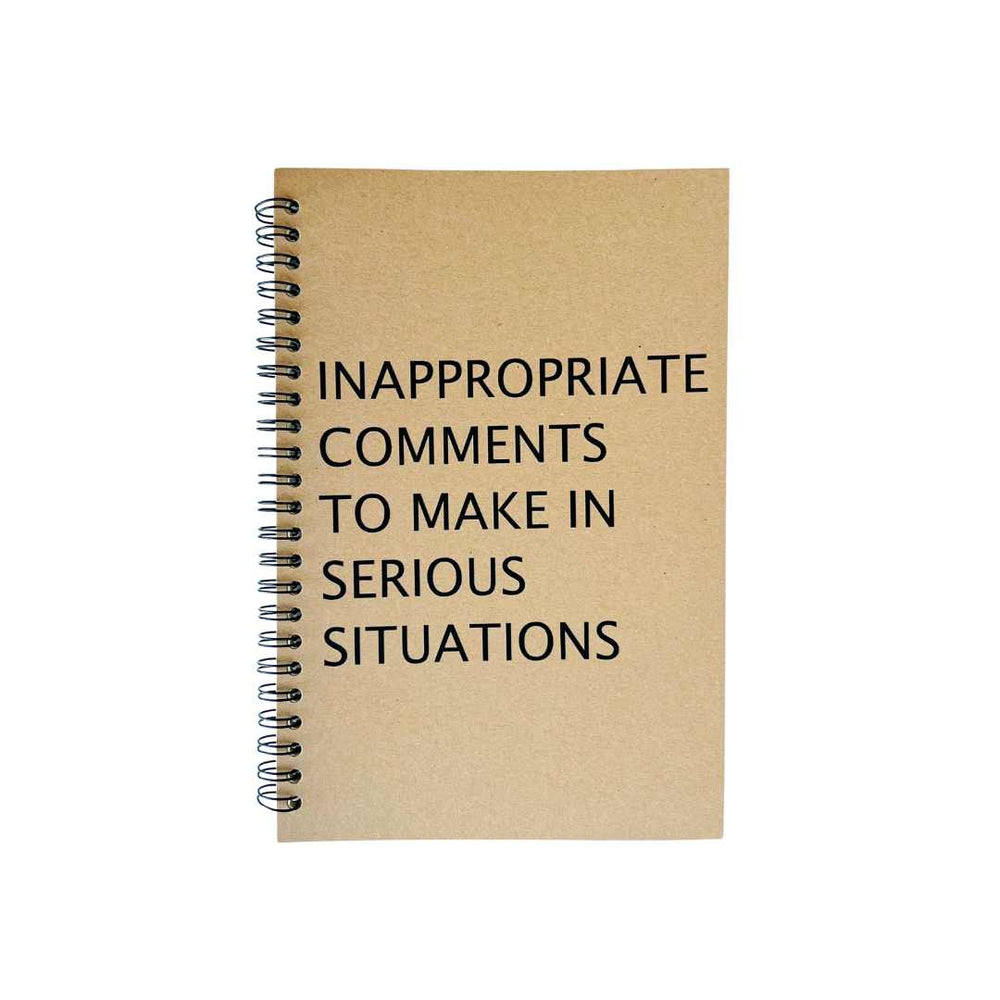 Notebook: Inappropriate Comments