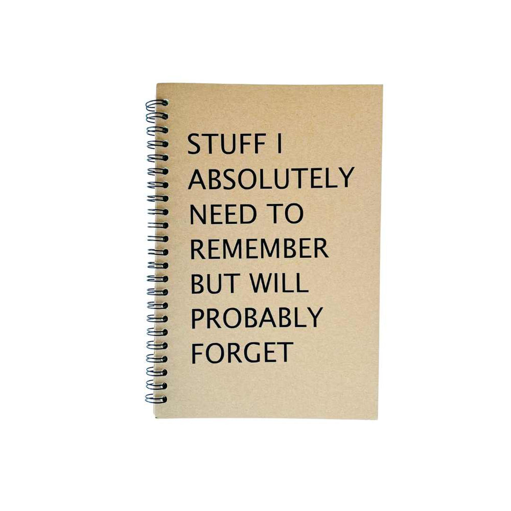 Notebook: Stuff to Remember