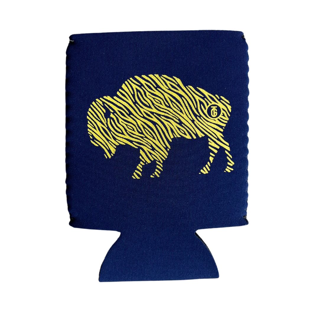 Traveling Growler Drink Koozie (Buffalo Blue/Yellow)
