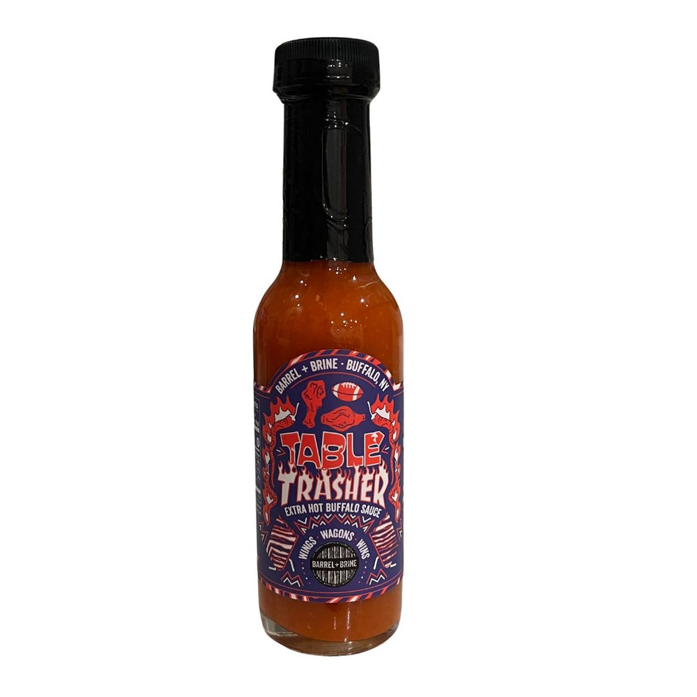 Barrel & Brine Hot Sauce: Table Trasher (X-tra Hot)