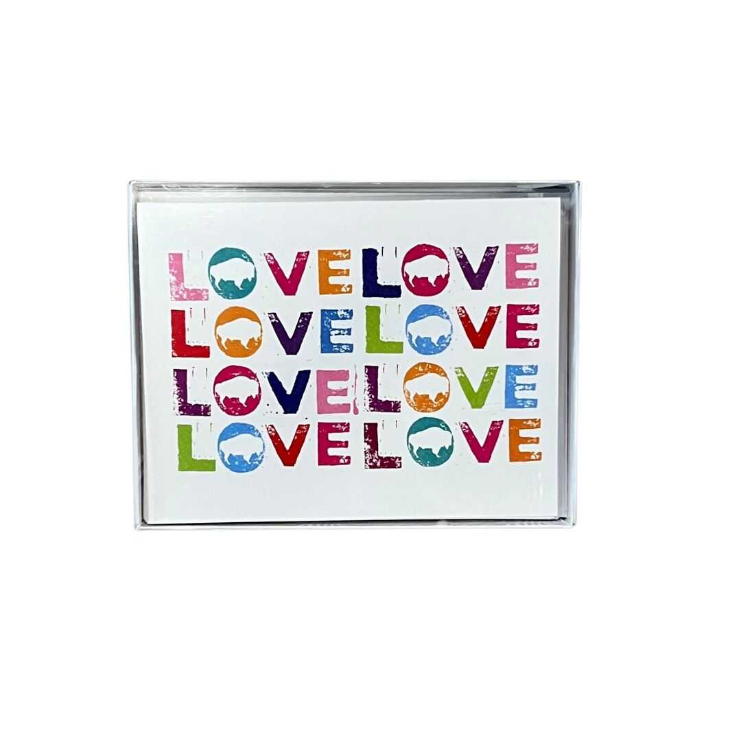 Buffalo Love Note Cards