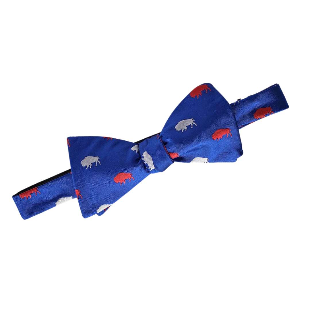 Buffalo Tie Red And Blue