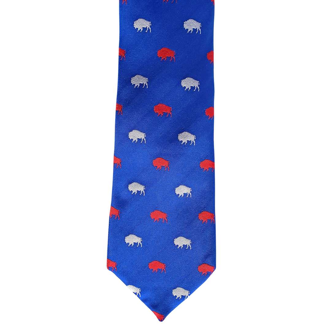 Buffalo Tie Red And Blue