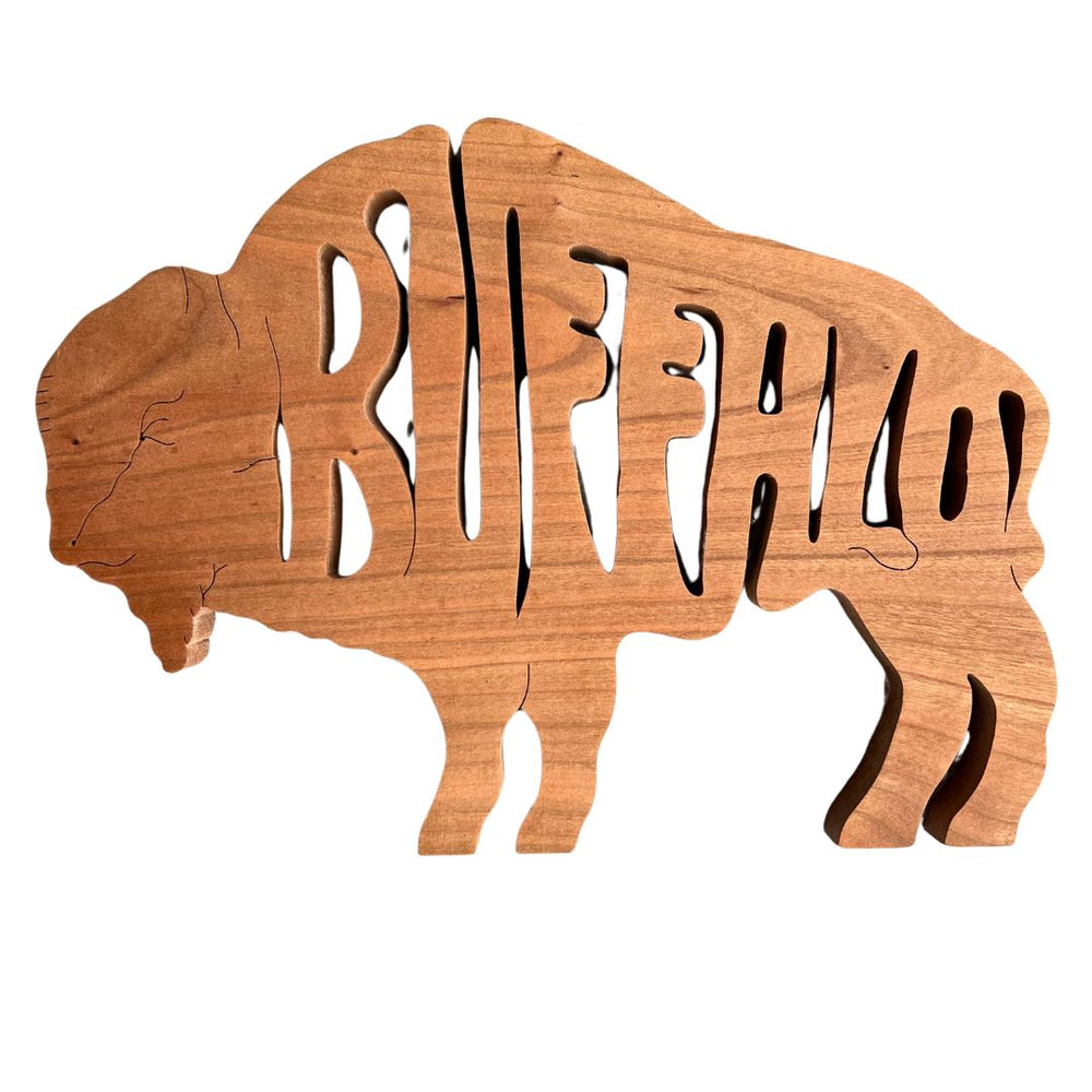 Buffalo Trivet: Wood