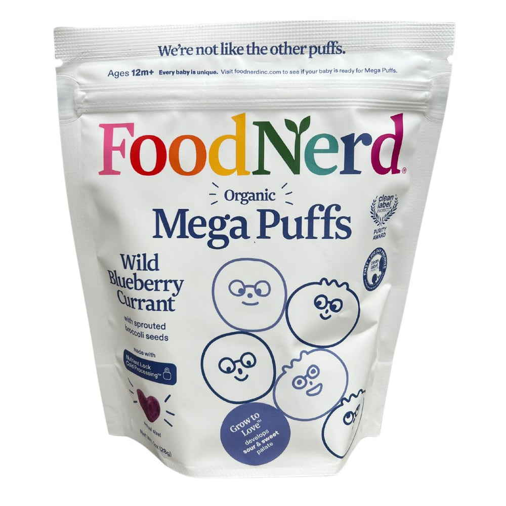 FoodNerd: Organic Mega Puffs (Wild Blueberry Currant)