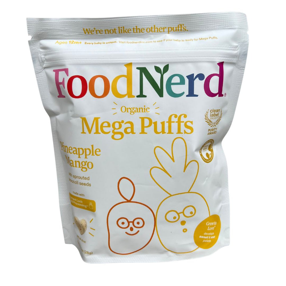 FoodNerd: Organic Mega Puffs (Pineapple Mango)