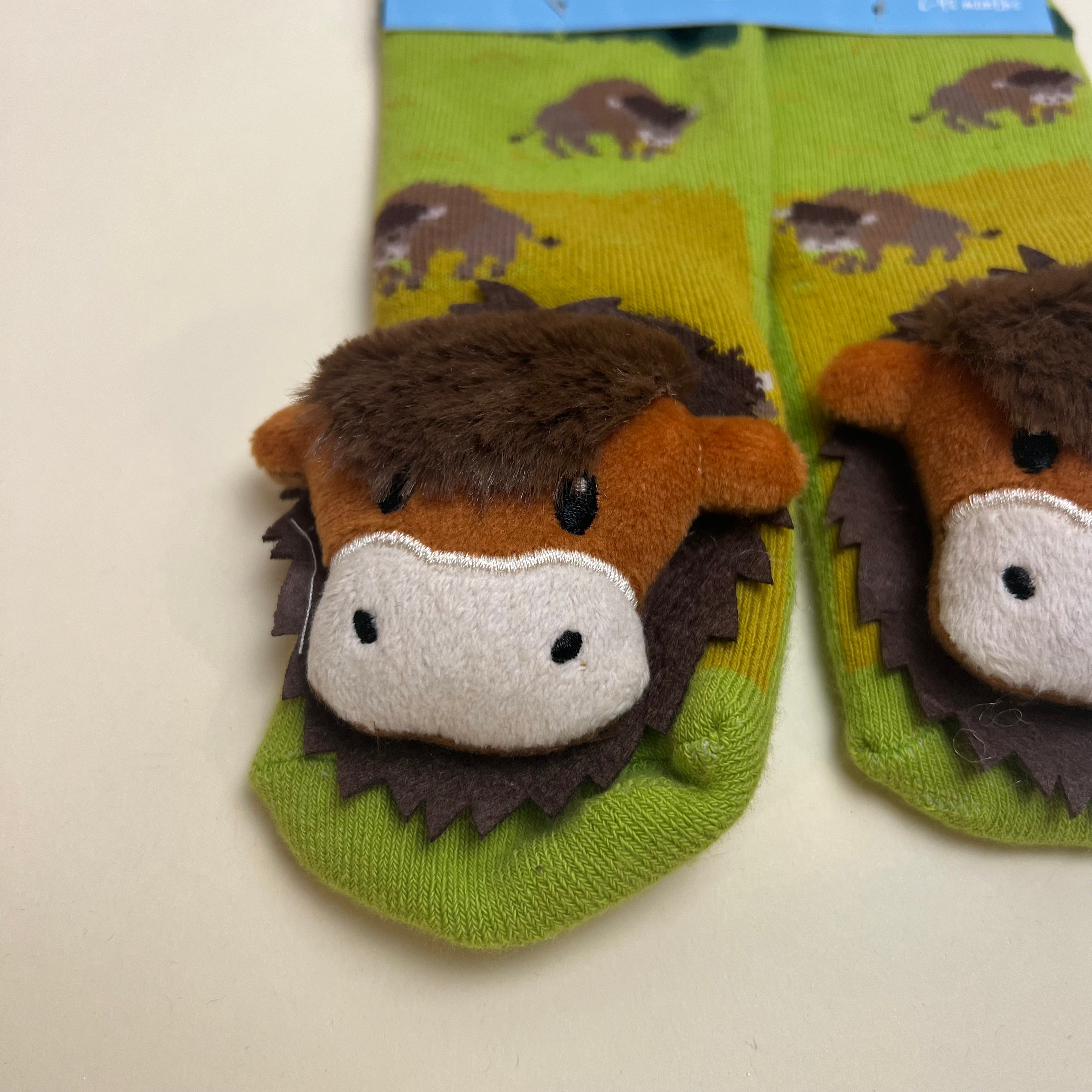 Socks: Baby Buffalo Character Socks