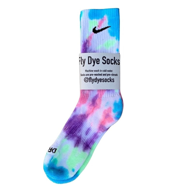 Socks: Fly Dye (pink/purple)