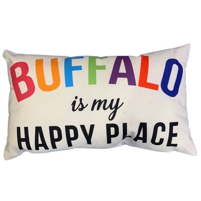 Pillow: Buffalo Is My Happy Place