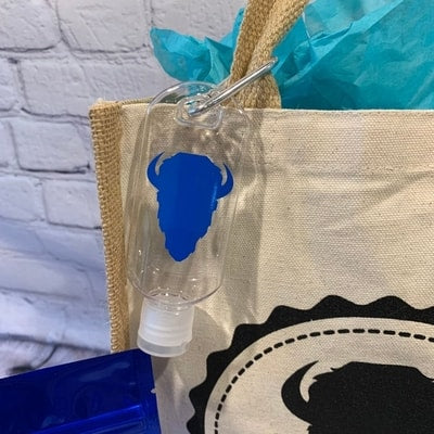 Hand Sanitizer Bottle with Clip (2oz)