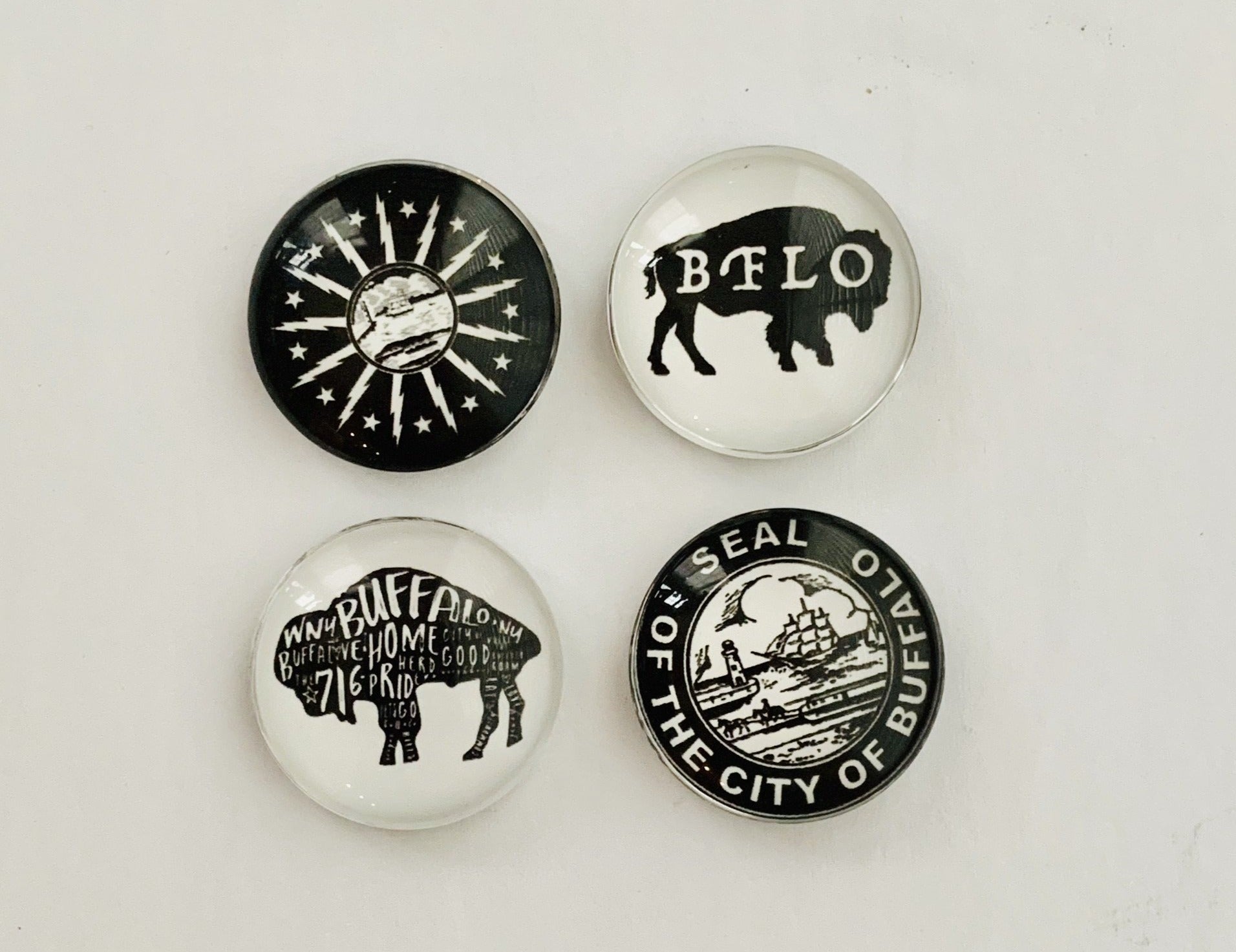 Buffalonian Magnets (Set of 4)
