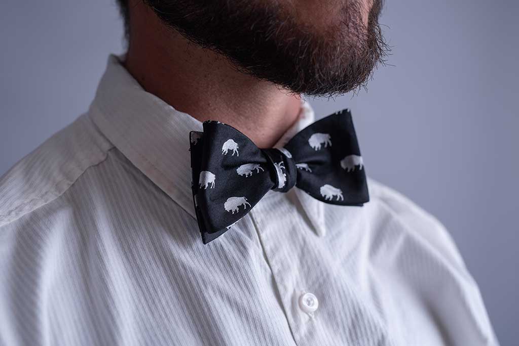 Buffalo Bow Tie (Blue)
