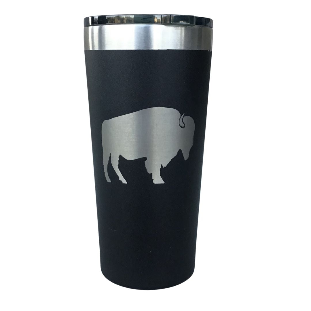 Tumbler: Buffalo Hot/Cold (Black/Silver)