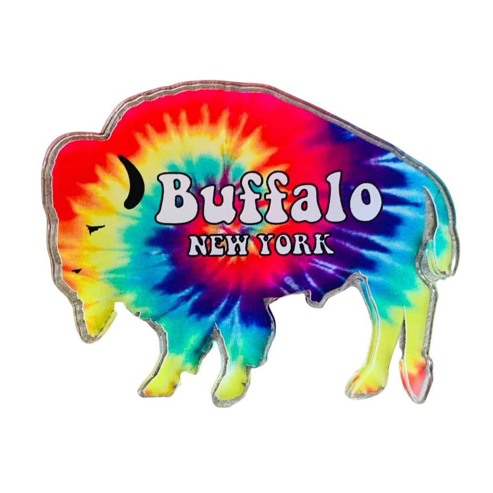 Buffalo Magnet: Tie-Dye