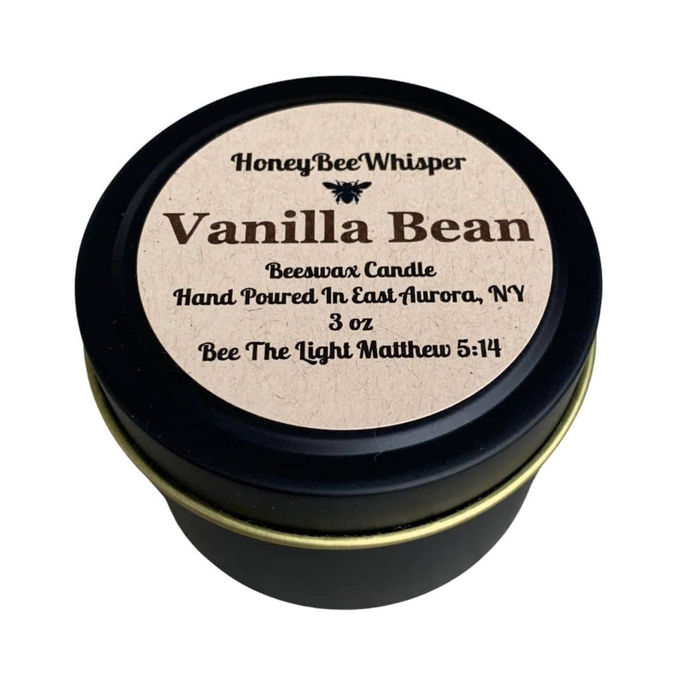 Candle: Honey Bee Whisper Beeswax Candle (Vanilla Bean)