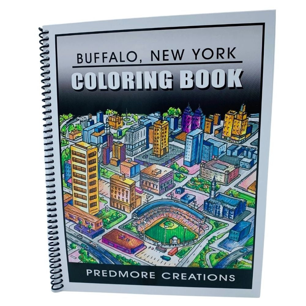 Book: Buffalo Coloring Book